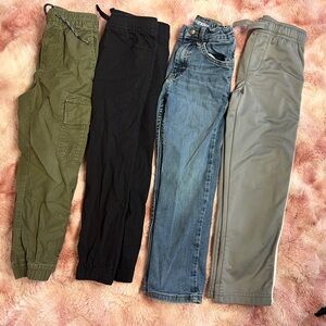 Set of Four Casual Pants in Various Colors